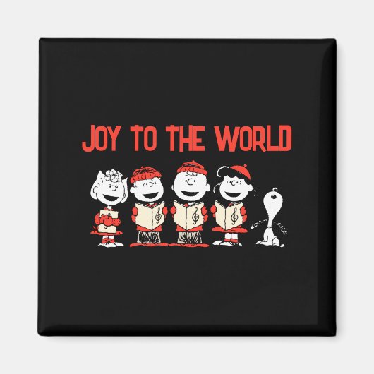 Aimant Peanuts Merry Christmas Holiday Choir _1 (Devant)
