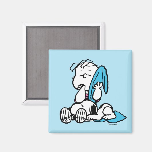 Aimant Peanuts | Valentine's Day | Linus & Snoopy (Recto/Verso)