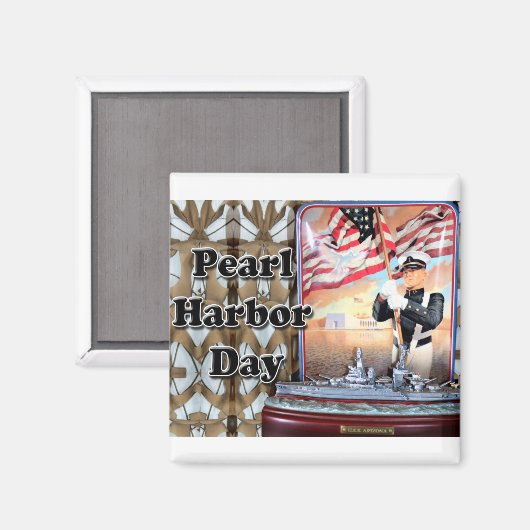 Aimant Pearl Harbour Day (Recto/Verso)