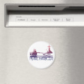 Aimant Pearl Harbour Skyline Design (In Situ (Lave-vaisselle))