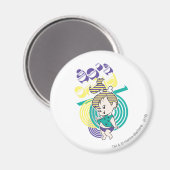 Aimant PEBBLES™ 80's Child (Recto/Verso)