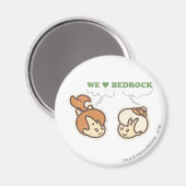 Aimant PEBBLES™ et Bam Bam Love Bedrock (Recto/Verso)