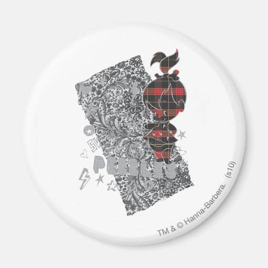 Aimant PEBBLES™ Punk Plaid (Devant)