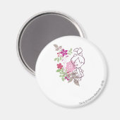 Aimant PEBBLES™ Un Cutie Dans Les Fleurs (Recto/Verso)