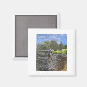 Aimant pêche à la mouche (Recto/Verso)