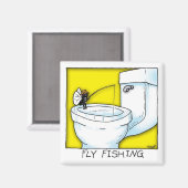 Aimant Pêche à la mouche (Recto/Verso)