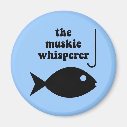 Aimant pêche au muskie (Devant)