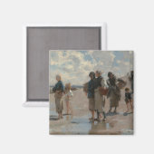 Aimant Pêche des huîtres à Cancale - John Sargent (Recto/Verso)