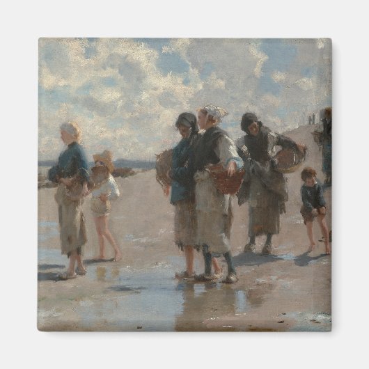 Aimant Pêche des huîtres à Cancale - John Sargent (Devant)