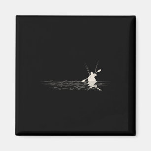 Aimant Pêche en kayak Graphique Kayak Pêcheurs en kayak P