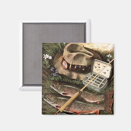 Aimant Pêche et vie (Recto/Verso)