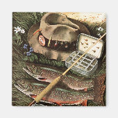 Aimant Pêche et vie (Devant)