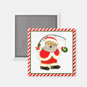 Aimant Pêche Noël Stocker Stuffer (Recto/Verso)