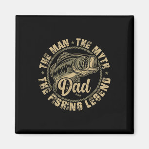 Aimant Pêche pour papa, cadeau de pêche pour la fête des