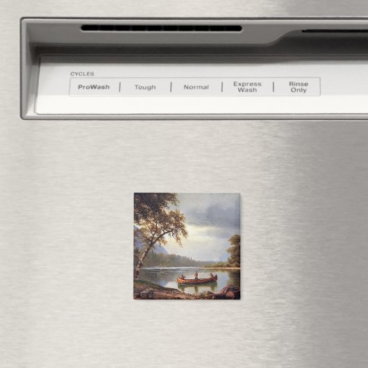 Aimant Pêche saumon sur le Cascapediac Albert Bierstadt (In Situ (Lave-vaisselle))