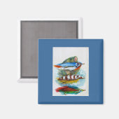 Aimant Pêche terminée (Recto/Verso)