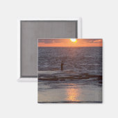 Aimant Pêcheur à Byblos au coucher du soleil, Liban (Recto/Verso)