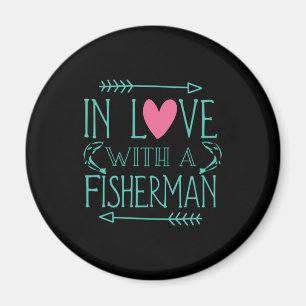 Aimant Pêcheur amoureux d'un pêcheur