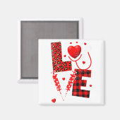 Aimant Pediatric Peds Nurse Valentines Day Love Heart Ste (Recto/Verso)
