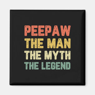 Aimant Pee-paw The Man The Myth The Legend Bunnyaw Vintag