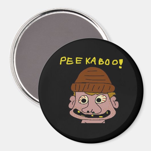 Aimant Peekabo Weird Man (Recto/Verso)