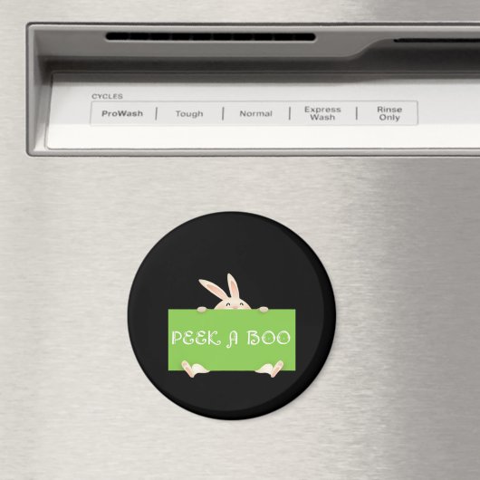 Aimant Peekaboo Bunny (In Situ (Lave-vaisselle))