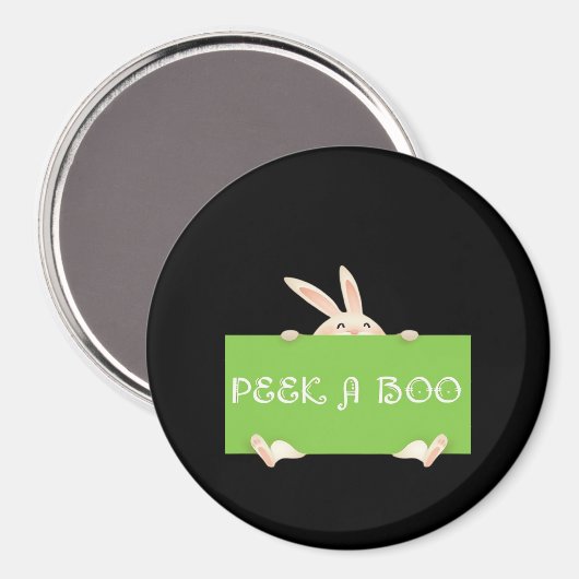 Aimant Peekaboo Bunny (Recto/Verso)