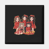 Aimant Peekaboo Cosy Automne (Devant)