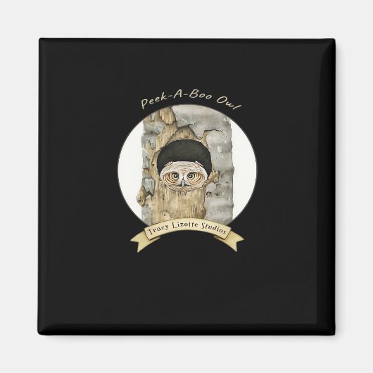Aimant Peekaboo Mème Design Pour Halloween (Devant)