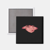 Aimant Peekaboo - Vibes de conception de fentes (Recto/Verso)