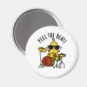 Aimant Peel The Beat Funny Banana Drummer Pun (Recto/Verso)