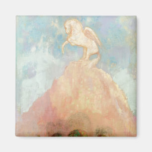 Aimant Pegasus blanc, c.1908 (huile sur la toile)