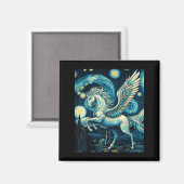 Aimant Pegasus Sous Starry Night Sky Art Graphisme Christ (Recto/Verso)
