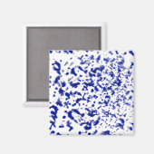 Aimant Peindre en bleu (Recto/Verso)