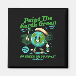 Aimant Peindre la Terre Vert éco-respectueux de l'environ