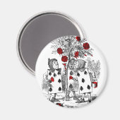 Aimant Peindre le rouge Rose (Recto/Verso)