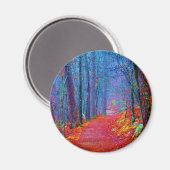 Aimant Peinture à l'huile de la Forêt-Noire (Recto/Verso)