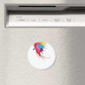 Aimant Peinture à papillon exotique Abstraite (In Situ (Lave-vaisselle))