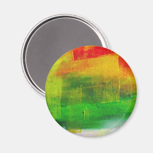 Aimant Peinture Abstraite (Recto/Verso)