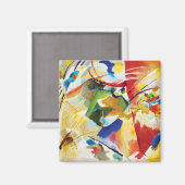 Aimant Peinture avec Centre Vert par Wassily Kandinsky (Recto/Verso)