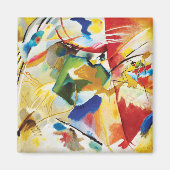Aimant Peinture avec Centre Vert par Wassily Kandinsky (Devant)