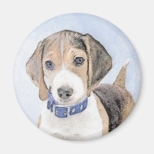 Aimant Peinture beagle - Cute Original Chien Art