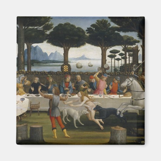 Aimant Peinture Botticelli Renaissance (Devant)
