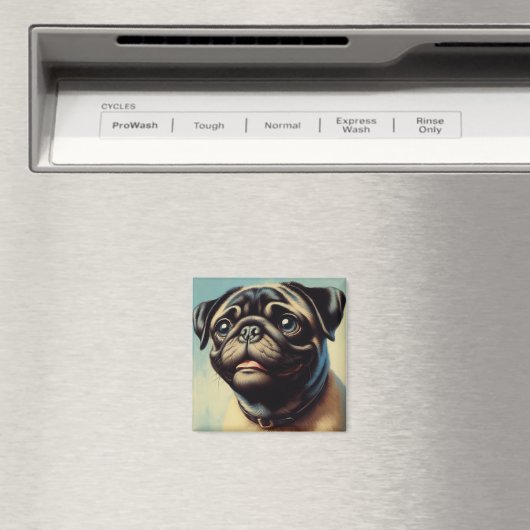 Aimant Peinture Carlin rétro (In Situ (Lave-vaisselle))