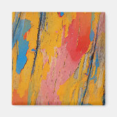 Aimant Peinture colorée (Devant)