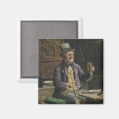 Aimant Peinture de bière à boire (Recto/Verso)