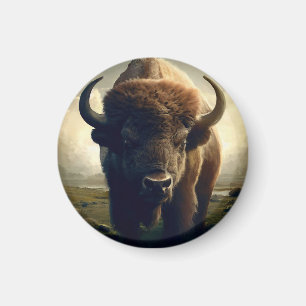 Aimant Peinture de bison