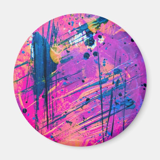 Aimant Peinture de couchage d'été Abstraite (Devant)