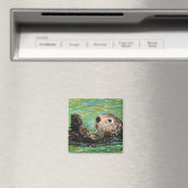 Aimant Peinture de la Loupe de mer (In Situ (Lave-vaisselle))