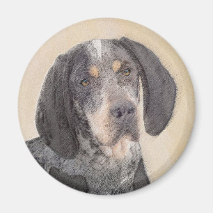 Aimant Peinture de linge bluetick - mignon chien original